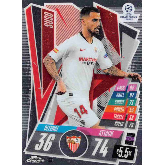 Champions League - Suso - 2020-21 Topps Chrome Match Attax UCL No.66