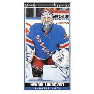 Insertní karty - Lundqvist Henrik - 2020-21 O-Pee-Chee Premier Tallboys No.P35