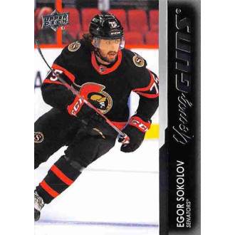 Řadové karty - Sokolov Egor - 2021-22 Upper Deck Young Guns No.717
