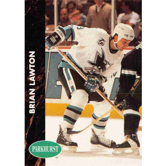 Řadové karty - Lawton Brian - 1991-92 Parkhurst French No.167