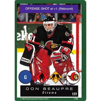Řadové karty - Beaupre Don - 1995-96 Playoff One on One No.177