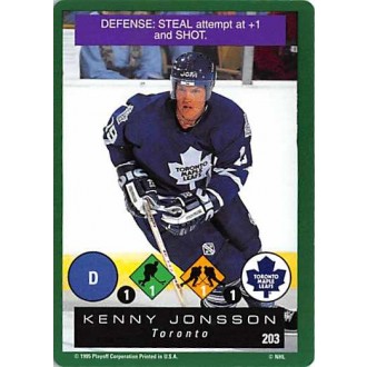 Řadové karty - Jonsson Kenny - 1995-96 Playoff One on One No.203