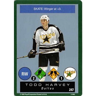 Řadové karty - Harvey Todd - 1995-96 Playoff One on One No.247