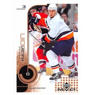 Řadové karty - Aucoin Adrian - 2002-03 MVP No.116