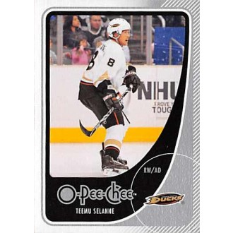 Řadové karty - Selanne Teemu - 2010-11 O-Pee-Chee No.191