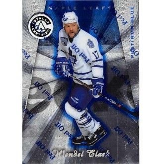 Paralelní karty - Clark Wendel - 1997-98 Totally Certified Platinum Blue No.71