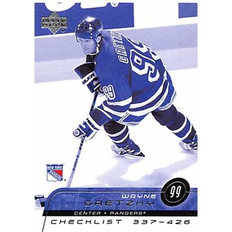 Řadové karty - Gretzky Wayne - 2002-03 Upper Deck No.426