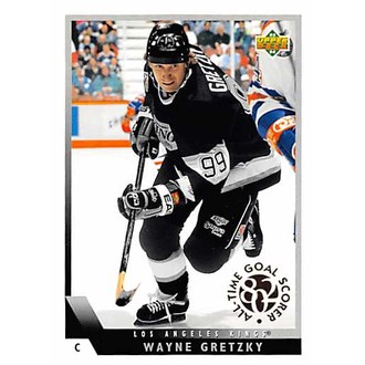 Insertní karty - Gretzky Wayne - 1993-94 Upper Deck All Time Goal Scorer Stamp Silver No.99