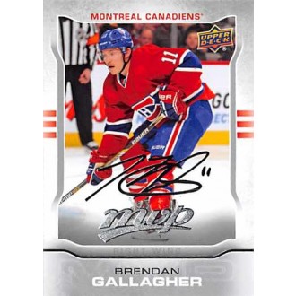 Paralelní karty - Gallagher Brendan - 2014-15 MVP Silver Script No.20