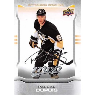 Paralelní karty - Dupuis Pascal - 2014-15 MVP Silver Script No.114