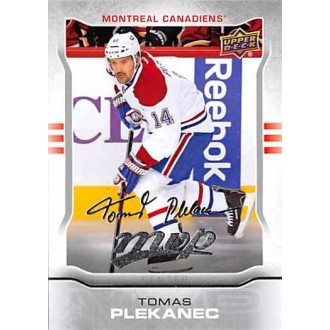 Paralelní karty - Plekanec Tomáš - 2014-15 MVP Silver Script No.162