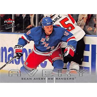 Řadové karty - Avery Sean - 2009-10 Ultra No.170