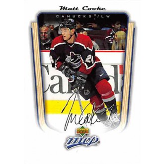 Řadové karty - Cooke Matt - 2005-06 MVP No.383