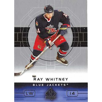 Řadové karty - Whitney Ray - 2002-03 SP Authentic No.25