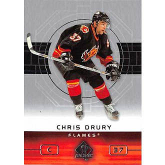 Řadové karty - Drury Chris - 2002-03 SP Authentic No.20