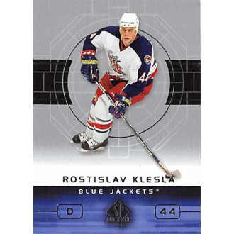Řadové karty - Klesla Rostislav - 2002-03 SP Authentic No.27