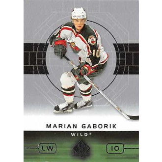 Řadové karty - Gáborík Marián - 2002-03 SP Authentic No.46