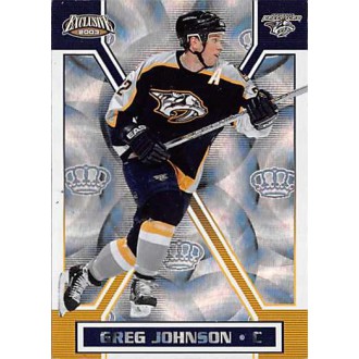 Řadové karty - Johnson Greg - 2002-03 Exclusive No.99
