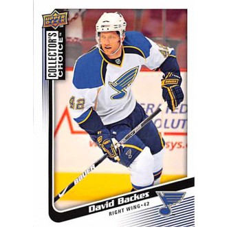 Řadové karty - Backes David - 2009-10 Collectors Choice No.108