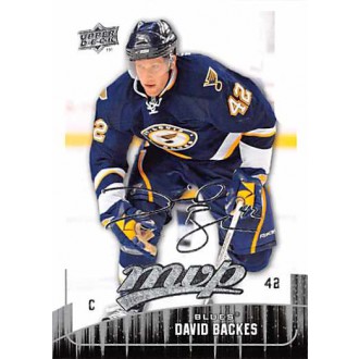 Řadové karty - Backes David - 2009-10 MVP No.41