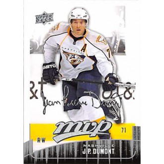 Řadové karty - Dumont J.P. - 2009-10 MVP No.130