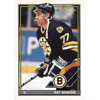 Řadové karty - Bourque Ray - 1991-92 O-Pee-Chee No.66