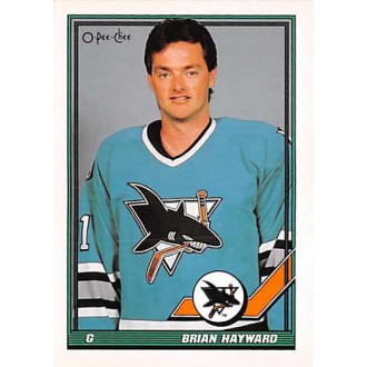 Řadové karty - Hayward Brian - 1991-92 O-Pee-Chee No.178