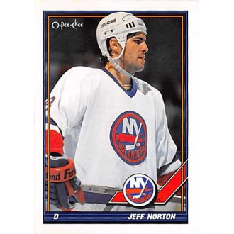 Řadové karty - Norton Jeff - 1991-92 O-Pee-Chee No.243