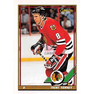 Řadové karty - Yawney Trent - 1991-92 O-Pee-Chee No.255