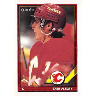 Řadové karty - Fleury Theoren - 1991-92 O-Pee-Chee No.282