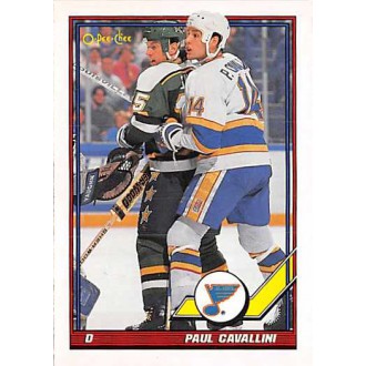 Řadové karty - Cavallini Paul - 1991-92 O-Pee-Chee No.328