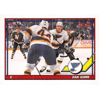 Řadové karty - Quinn Dan - 1991-92 O-Pee-Chee No.393