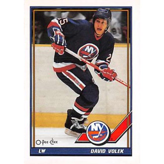 Řadové karty - Volek David - 1991-92 O-Pee-Chee No.488