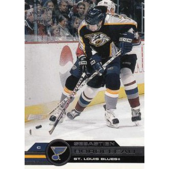 Řadové karty - Bordeleau Sebastien - 2001-02 Pacific No.320