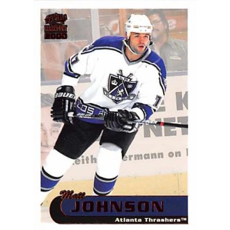 Paralelní karty - Johnson Matt - 1999-00 Paramount Copper No.12