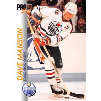 Řadové karty - Manson Dave - 1992-93 Pro Set No.55
