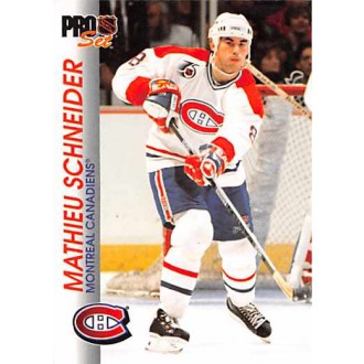 Řadové karty - Schneider Mathieu - 1992-93 Pro Set No.91