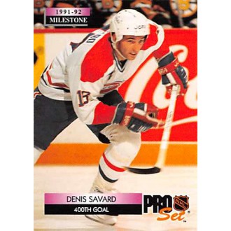 Řadové karty - Savard Denis - 1992-93 Pro Set No.260