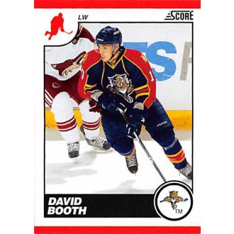 Řadové karty - Booth David - 2010-11 Score No.217