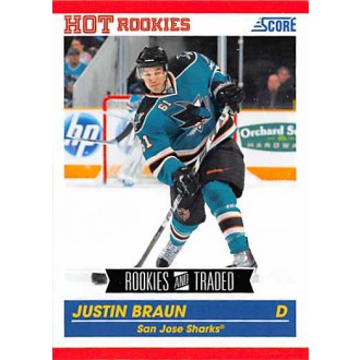 Řadové karty - Braun Justin - 2010-11 Score No.594