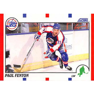 Řadové karty - Fenton Paul - 1990-91 Score American No.156