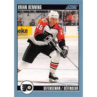 Řadové karty - Benning Brian - 1992-93 Score Canadian No.133