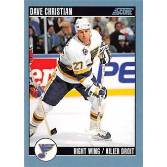 Řadové karty - Christian Dave - 1992-93 Score Canadian No.198