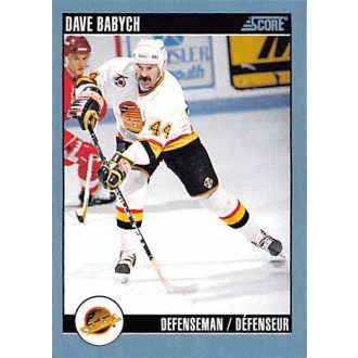Řadové karty - Babych Dave - 1992-93 Score Canadian No.212