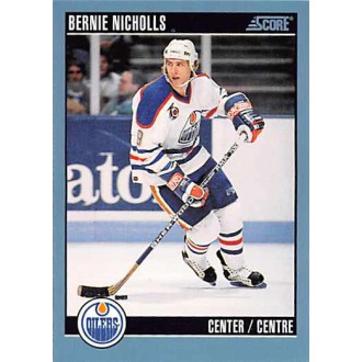 Řadové karty - Nicholls Bernie - 1992-93 Score Canadian No.340