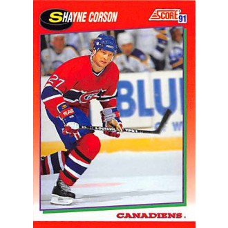 Řadové karty - Corson Shayne - 1991-92 Score Canadian English No.65