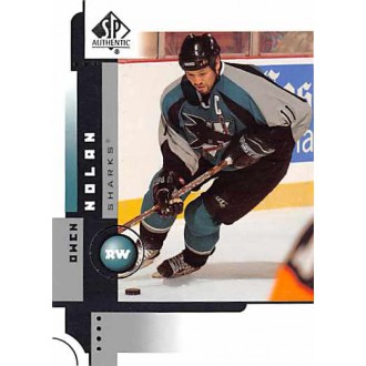 Řadové karty - Nolan Owen - 2001-02 SP Authentic No.72