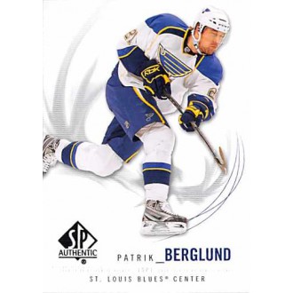 Řadové karty - Berglund Patrik - 2009-10 SP Authentic No.72