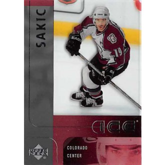 Řadové karty - Sakic Joe - 2001-02 Ice No.90
