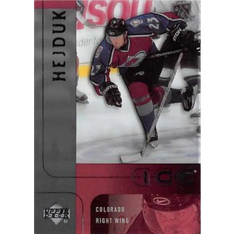 Řadové karty - Hejduk Milan - 2001-02 Ice No.92